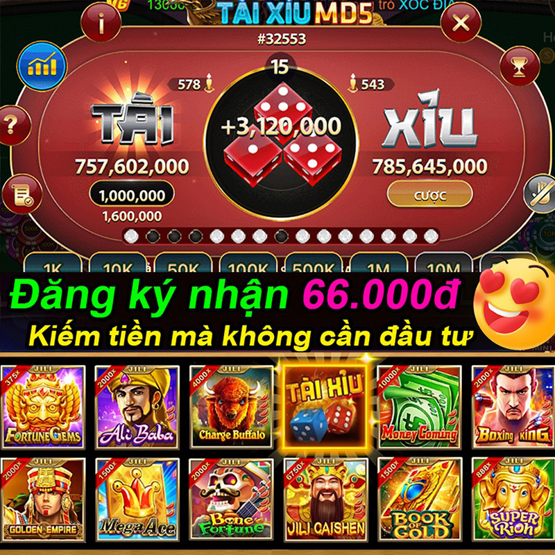 Hình ảnh tổng hợp các trò chơi casino trực tuyến, cá cược thể thao, slot game và bắn cá tại BJ66